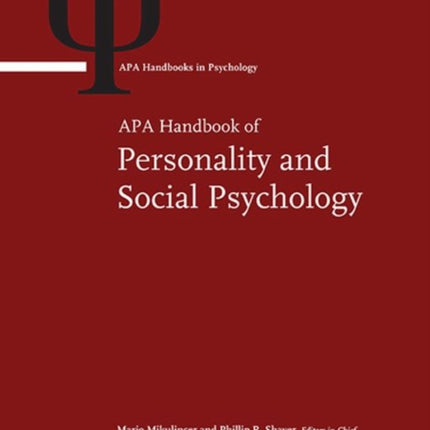 APA Handbook of Personality and Social Psychology