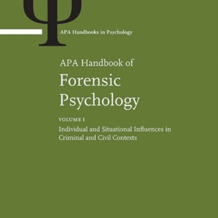 APA Handbook of Forensic Psychology