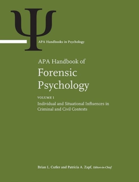 APA Handbook of Forensic Psychology