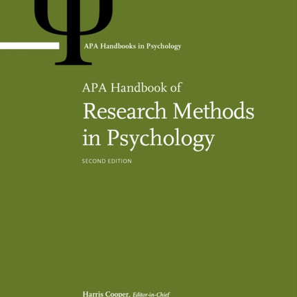 APA Handbook of Research Methods in Psychology