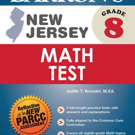 New Jersey Grade 8 Math Test Barrons Test Prep NJ