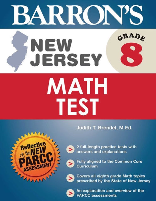 New Jersey Grade 8 Math Test Barrons Test Prep NJ