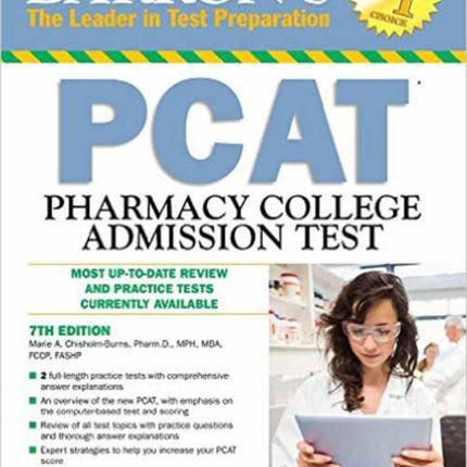 Barrons PCAT 7th Edition Pharmacy College