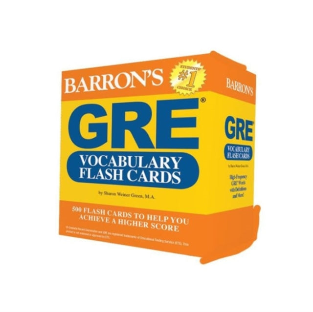 GRE Vocabulary Flash Cards Barrons Test Prep