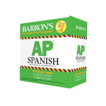 AP Spanish Flashcards, Second Edition: Up-to-Date Review and Practice + Sorting Ring for Custom Study