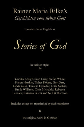 Stories of God Rainer Maria Rilkes Geschichten vom lieben Gott