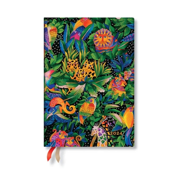 Jungle Song (Whimsical Creations) Midi 12-month Dayplanner 2024