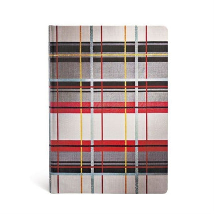 Kensington (Mad for Plaid) Midi Unlined Hardcover Journal (Elastic Band Closure)