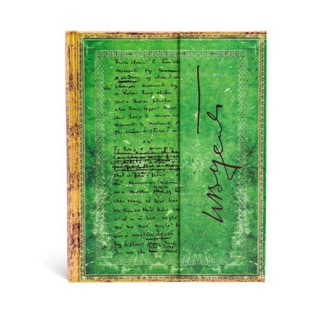 W.B. Yeats (Embellished Manuscripts Collection) Ultra Lined Hardcover Journal (Wrap Closure)