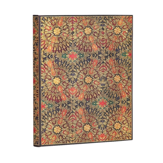Fire Flowers Ultra Lined Hardcover Journal (Elastic Band Closure)