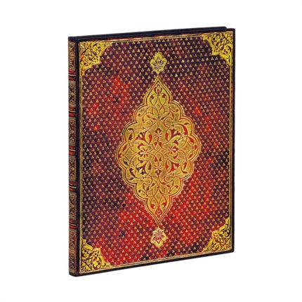 Golden Trefoil Ultra Lined Hardcover Journal (Elastic Band Closure)