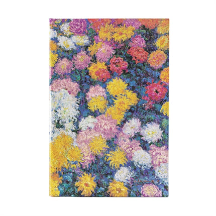 Monets Chrysanthemums Midi Lined Hardback Journal