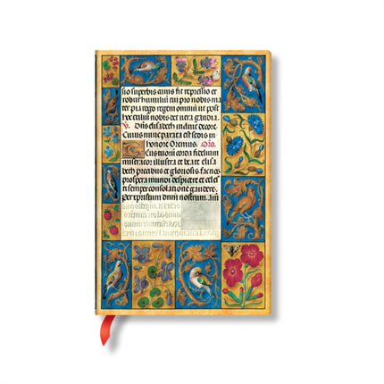 Spinola Hours Ancient Illumination Mini Hardback Address Book Elastic Band Closure