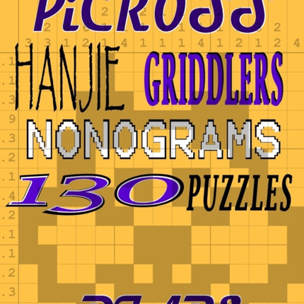 Picross Hanjie Griddlers Nonograms 130 Puzzles 2 Hanjie Books