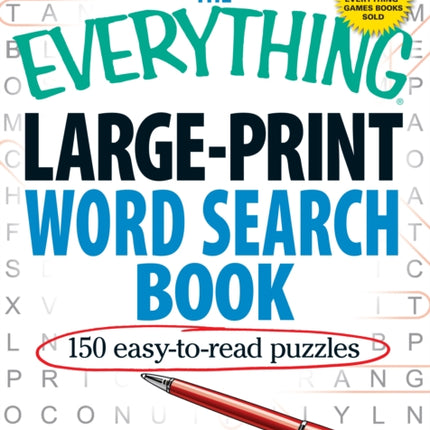 The Everything LargePrint Word Search Book