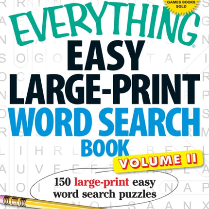 The Everything Easy LargePrint Word Search Book Volume II