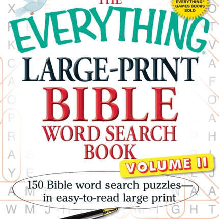 The Everything LargePrint Bible Word Search Book Volume II