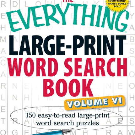 The Everything LargePrint Word Search Book Volume VI