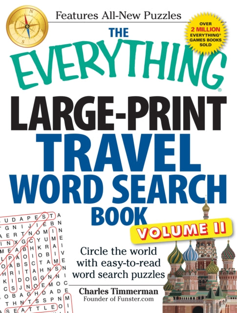 The Everything LargePrint Travel Word Search Book Volume Ii Circle The World With EasyToRead Word Search Puzzles Volume 2