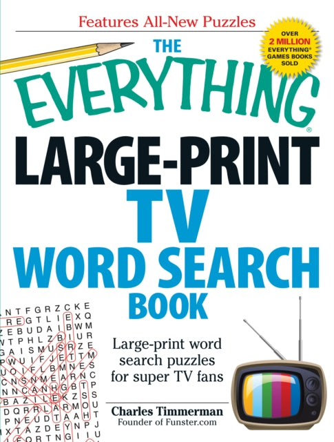 The Everything LargePrint Tv Word Search Book LargePrint Word Search Puzzles For Super Tv Fans