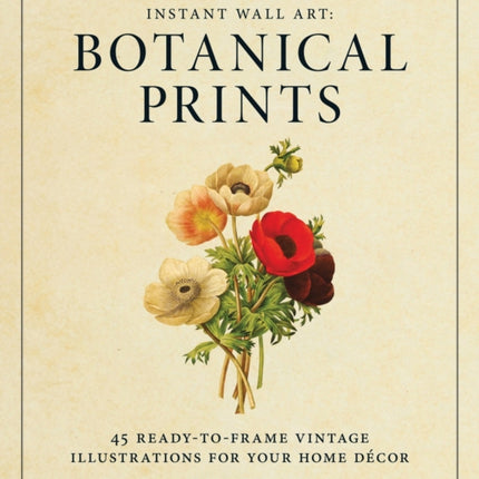 Instant Wall Art  Botanical Prints