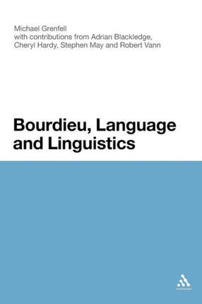 Bourdieu Language and Linguistics