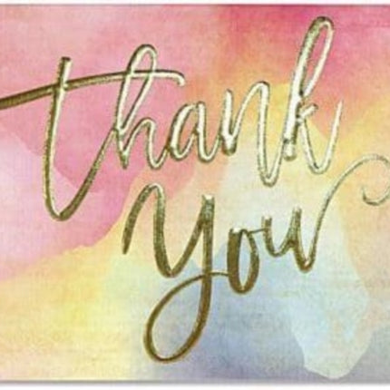 Ty Note Watercolor Sunset