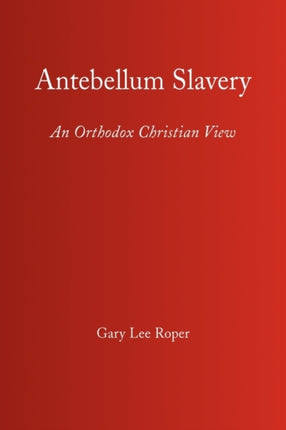 Antebellum Slavery