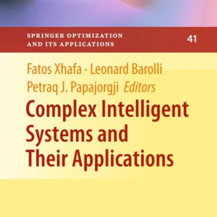 Complex Intelligent Systems and Their Applications