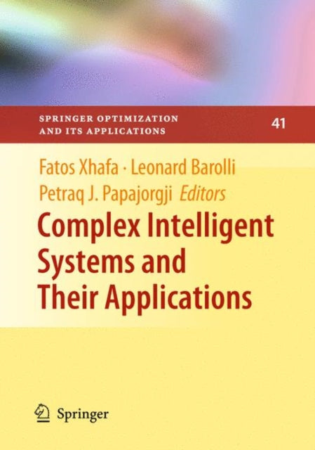 Complex Intelligent Systems and Their Applications