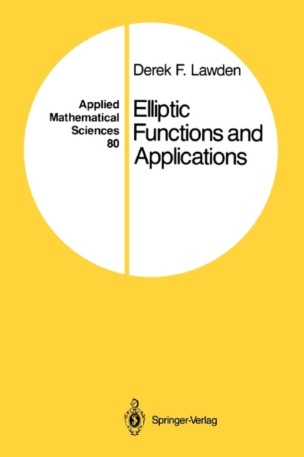 Elliptic Functions and Applications 80 Applied