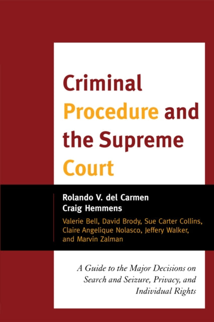 Criminal Procedure and the Supreme Court