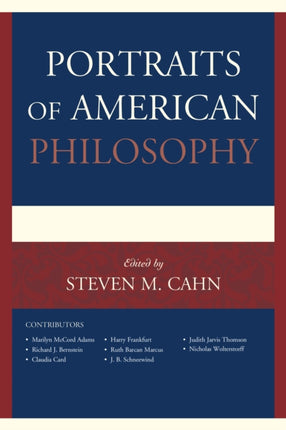 Portraits of American Philosophy