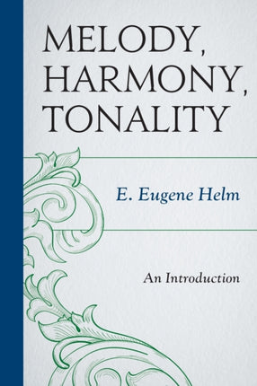 Melody Harmony Tonality