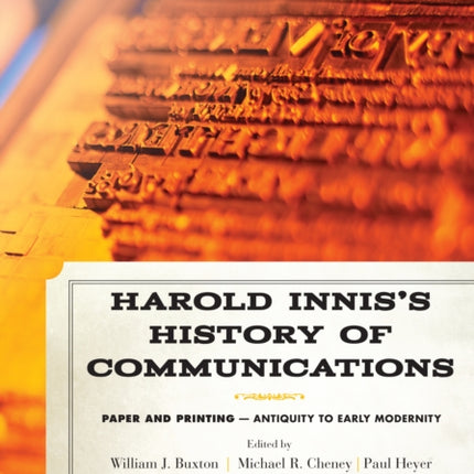 Harold Inniss History of Communications