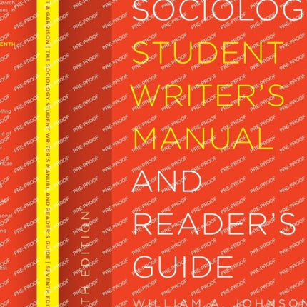 The Sociology Student Writers Manual and Readers