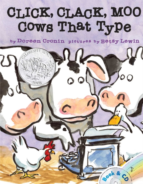 Click, Clack, Moo: Cows That Type/ Book and CD