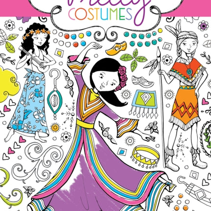 Pretty Costumes: Beautiful Costumes to Color!