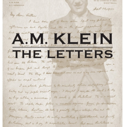 A.M. Klein The Letters
