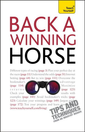 Back a Winning Horse: An introductory guide to betting on horse racing