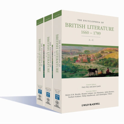 The Encyclopedia of British Literature 3 Volume Set
