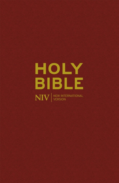 NIV Popular Burgundy Hardback Bible