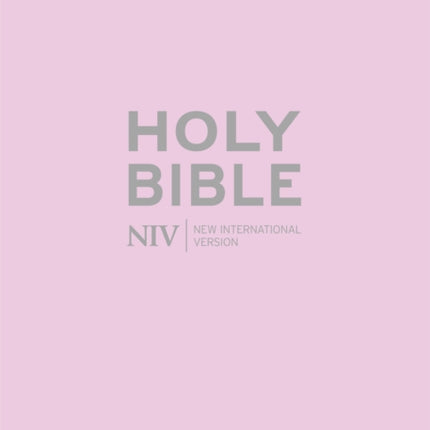 NIV Pocket Pastel Pink Soft-tone Bible