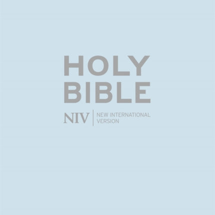 NIV Pocket Pastel Blue Soft-tone Bible