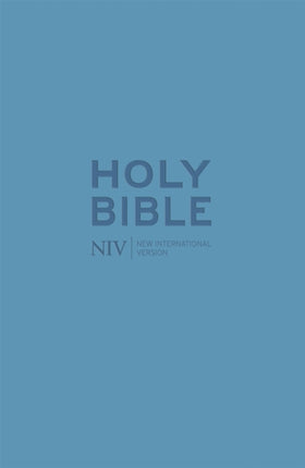 NIV Pocket Cyan Soft-tone Bible with Zip