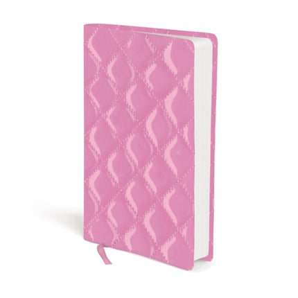 NIV Compact Strawberry Cream Quilted Duo-Tone Bible