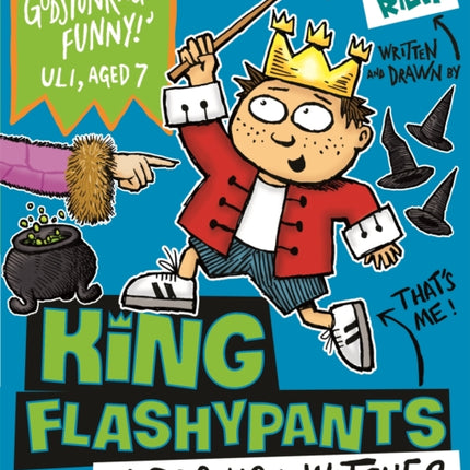 King Flashypants and the Boo-Hoo Witches: Book 4