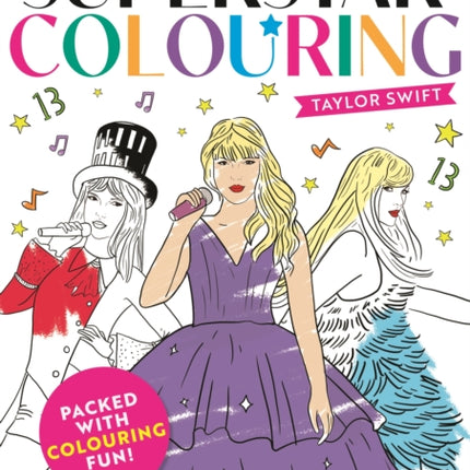 Superstar Colouring Taylor Swift