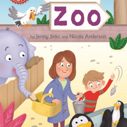 Reading Champion: At the Zoo: Independent Reading Red 2