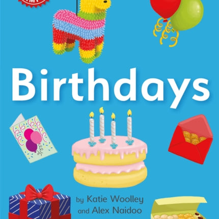 Reading Champion: Birthdays: Independent Reading Non-fiction Red 2